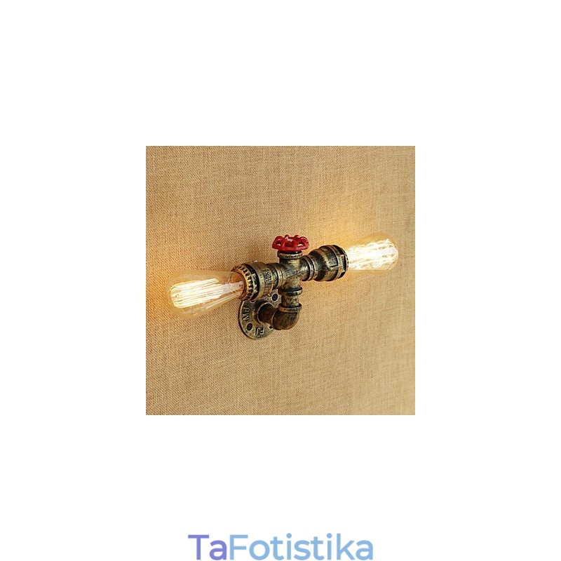 Country Retro Painting χαρακτηριστικό για Mini Style Ambient Light Απλίκες τοίχου Φωτιστικό τοίχου