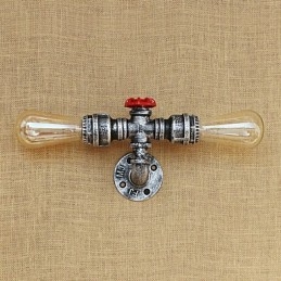 Country Retro Painting χαρακτηριστικό για Mini Style Ambient Light Απλίκες τοίχου Φωτιστικό τοίχου