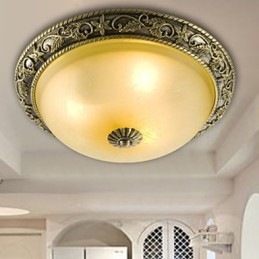 Παραδοσιακή κλασική ρητίνη Flush Mount Mini Style