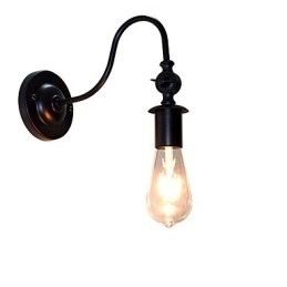 Light Buzz Wall Σιδερένιο Φωτιστικό Τοίχου Dumb Black Lightsaber Φωτιστικό στον τοίχο