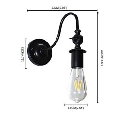 Light Buzz Wall Σιδερένιο Φωτιστικό Τοίχου Dumb Black Lightsaber Φωτιστικό στον τοίχο