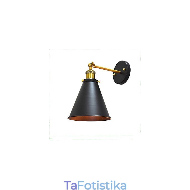 Light Buzz Paint Μονότοιχο Σιδερένιο Επιτοίχιο Φωτιστικό Dumb Black Lightsaber Φωτιστικό στον τοίχο