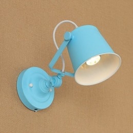 Λειτουργία Country Retro Painting Ρυθμιζόμενη για Swing Arm Eye Protection Downlight Wall Light Light Wall
