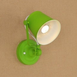 Λειτουργία Country Retro Painting Ρυθμιζόμενη για Swing Arm Eye Protection Downlight Wall Light Light Wall