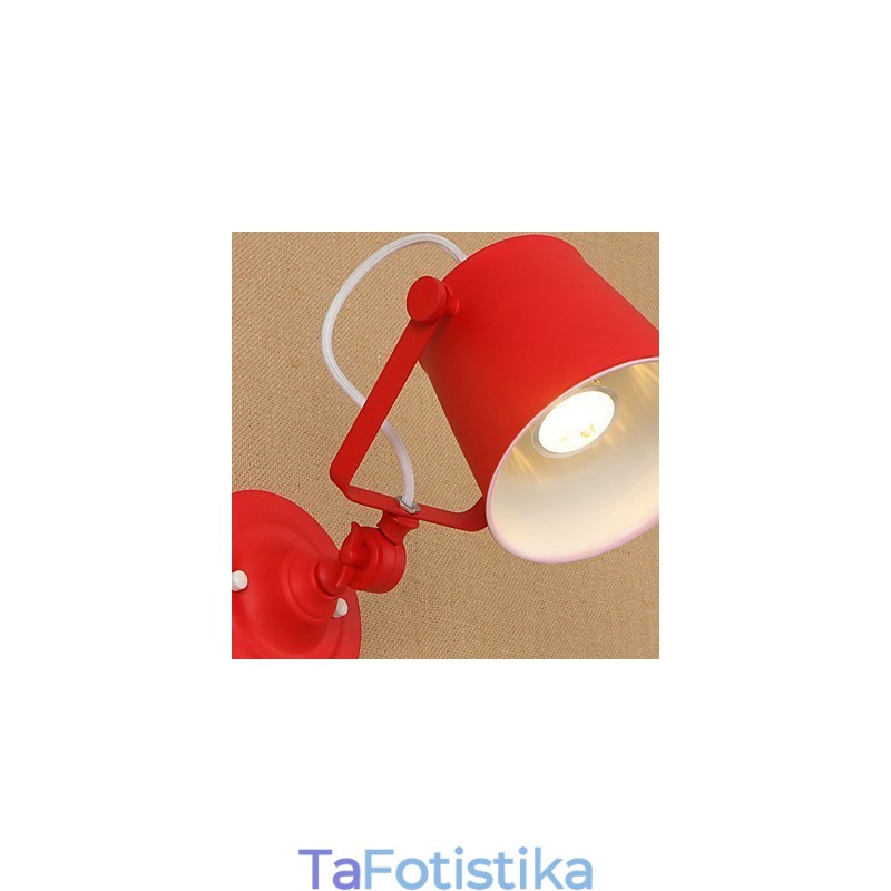 Λειτουργία Country Retro Painting Ρυθμιζόμενη για Swing Arm Eye Protection Downlight Wall Light Light Wall