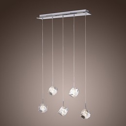 Μοντέρνο μοντέρνο κρεμαστό φως Island Crystal Chrome