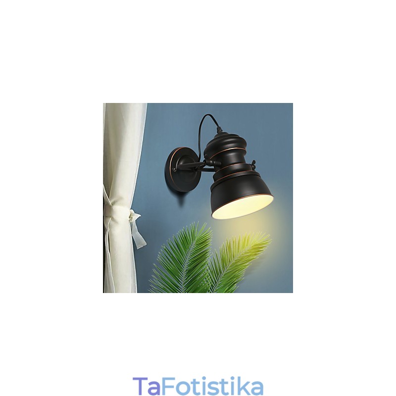 Vintage Μεταλλικές Απλίκες Βιομηχανικό Φωτιστικό Τοίχου Φωτιστικό Απλότητας για Φωτιστικά Cafe Club Bar