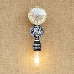 Απλή Country Retro Painting χαρακτηριστικό για Mini Style Ambient Light Απλίκες τοίχου Φωτιστικό τοίχου