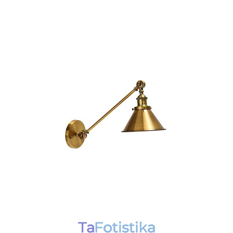 Vintage μεταλλική απλίκα τοίχου Ρετρό βιομηχανικό φωτιστικό τοίχου Ρυθμιζόμενο νυχτερινό φωτιστικό