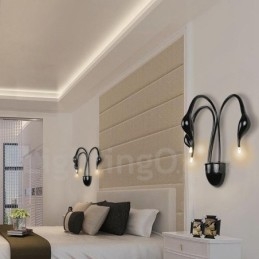 Swan Head Μοντέρνα Σύγχρονη Πολυχρωμία Απλίκες Τοίχου Φωτεινής Περιβάλλοντος Φωτιστικό τοίχου