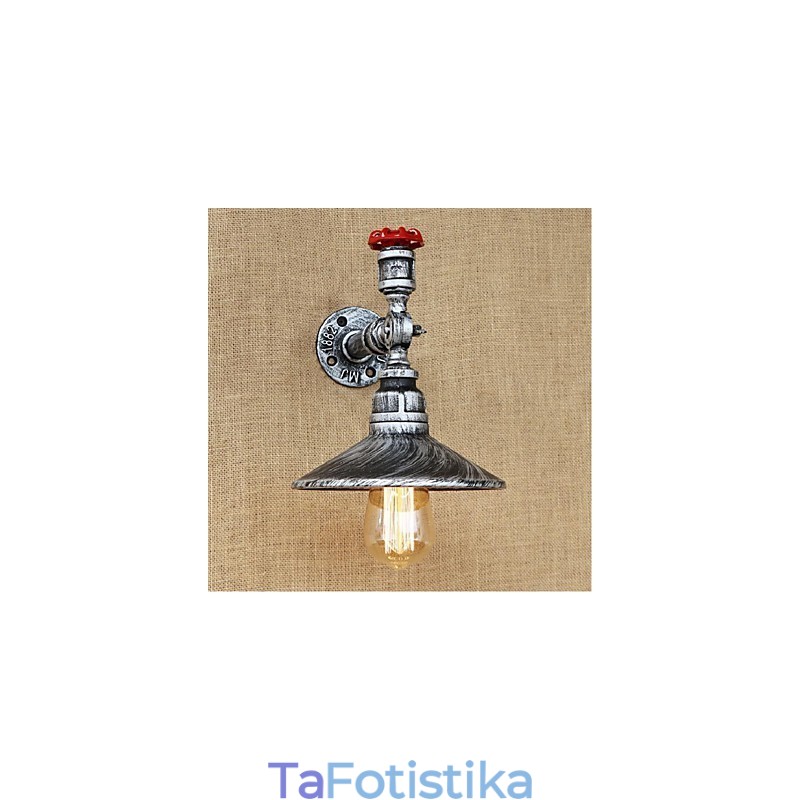 Ρουστίκ Lodge Painting Χαρακτηριστικό για Απλίκες τοίχου Ambient Light Ασημί τοίχου