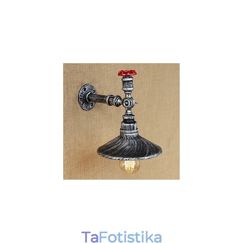 Ρουστίκ Lodge Painting Χαρακτηριστικό για Απλίκες τοίχου Ambient Light Ασημί τοίχου