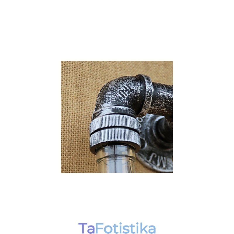 Rustic Lodge ορειχάλκινο χαρακτηριστικό για απλίκες τοίχου Ambient Light Light Blue Wall
