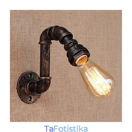 Nostalgia Simple Water Pipe Διακοσμητικό Μικρό Επιτοίχιο Φωτιστικό τοίχου Nostalgia Simple Water Pipe Διακοσμητικό Μικρό Επιτοίχιο Φωτιστικό τοίχου