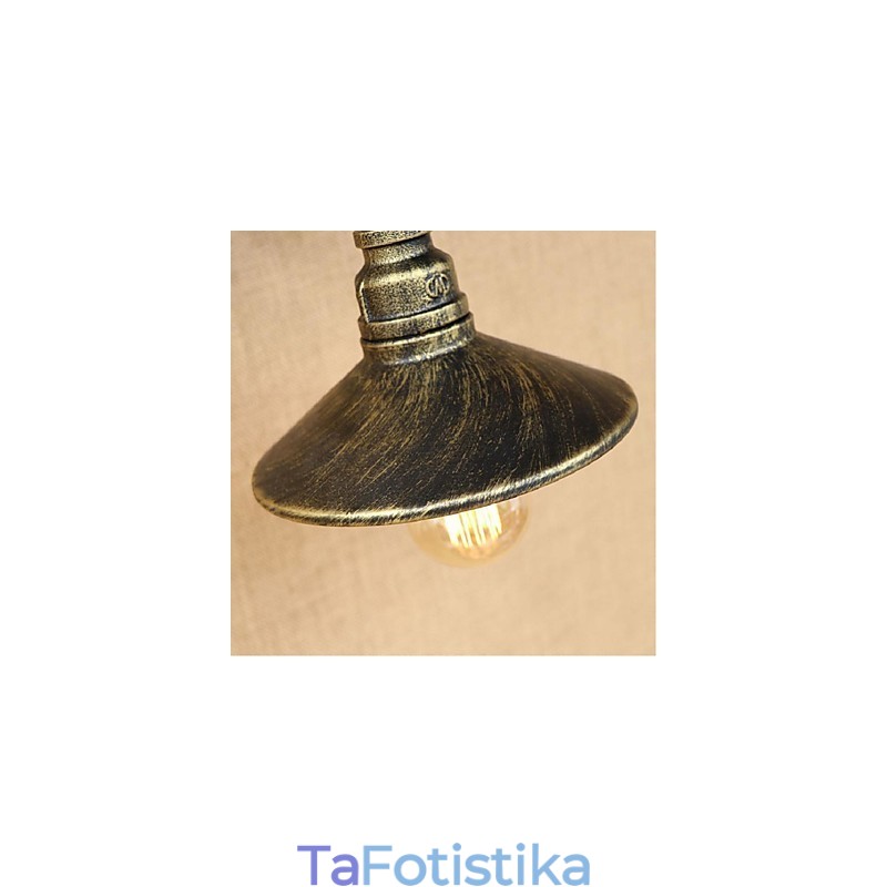 Ρουστίκ Lodge Painting Χαρακτηριστικό για Απλίκες Τοίχου Περιβάλλοντος Φωτιστικό τοίχου