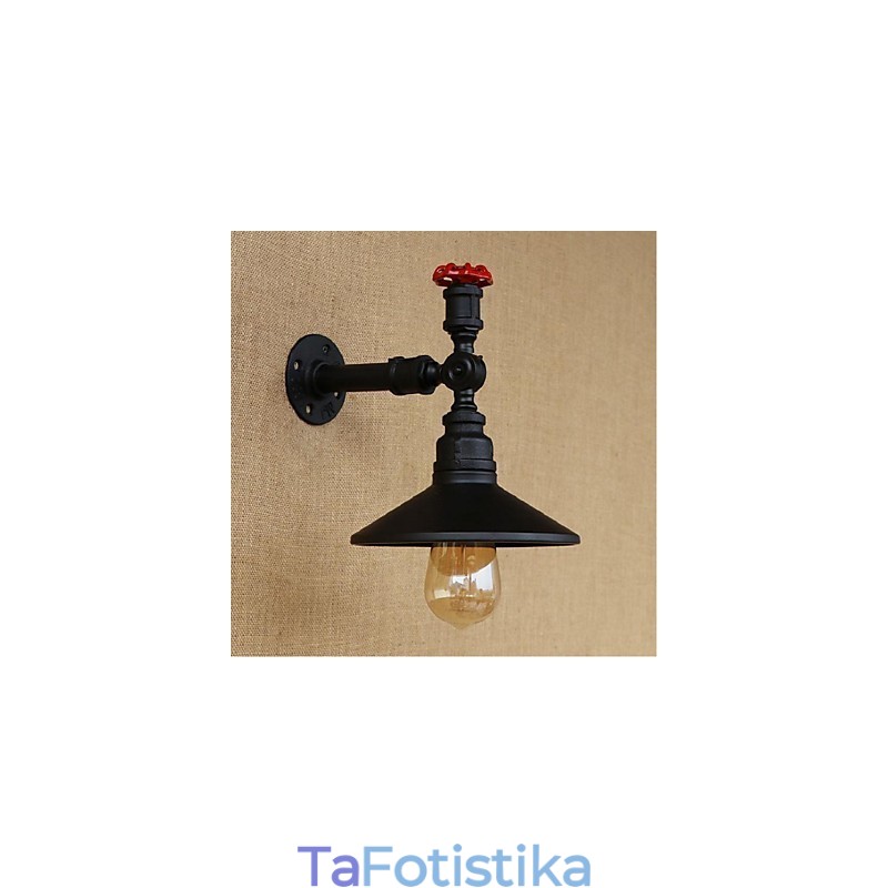Ρουστίκ Lodge Painting Χαρακτηριστικό για Απλίκες τοίχου Ambient Light Ανοιχτό μαύρο