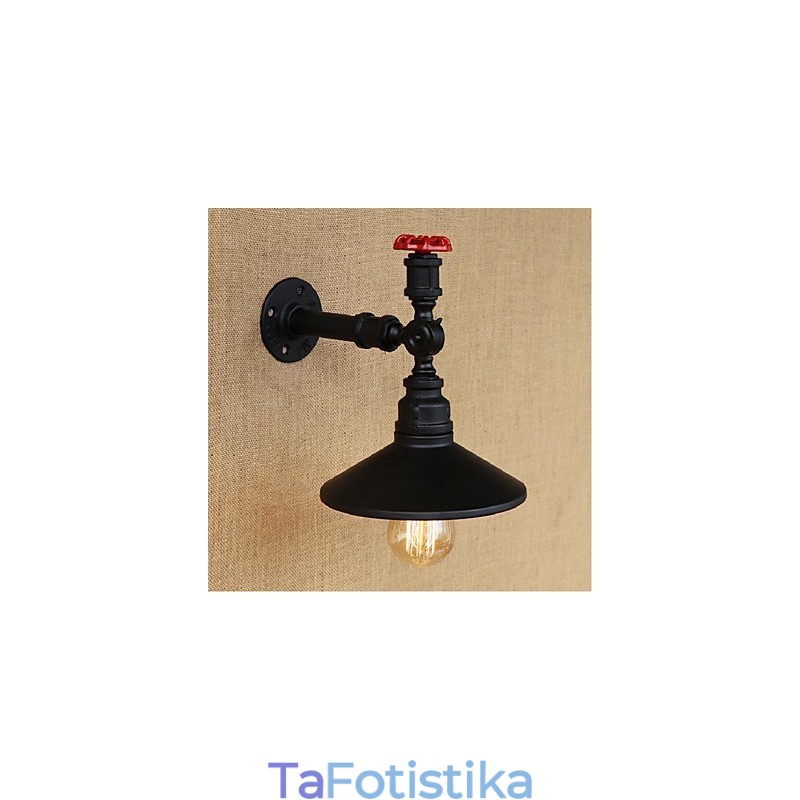 Ρουστίκ Lodge Painting Χαρακτηριστικό για Απλίκες τοίχου Ambient Light Ανοιχτό μαύρο