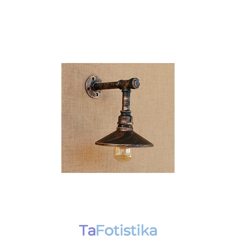 Rustic Lodge Country Antique ορειχάλκινο χαρακτηριστικό για απλίκες τοίχου με φως περιβάλλοντος φωτιστικό τοίχου