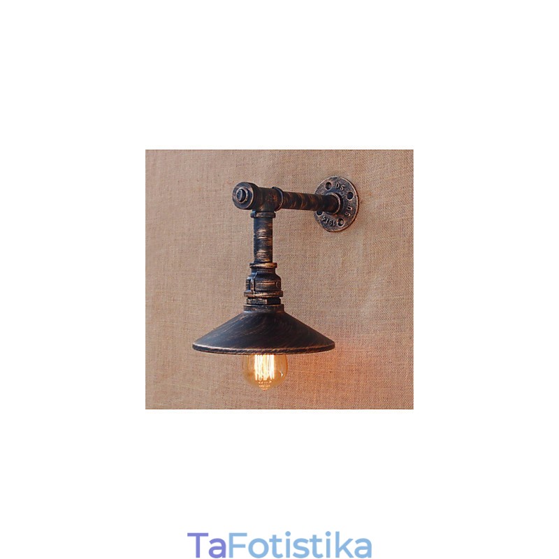 Rustic Lodge Country Antique ορειχάλκινο χαρακτηριστικό για απλίκες τοίχου με φως περιβάλλοντος φωτιστικό τοίχου