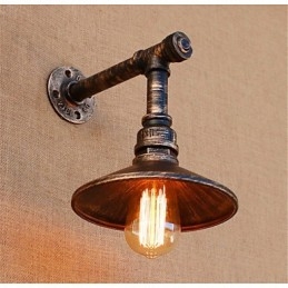 Rustic Lodge Country Antique ορειχάλκινο χαρακτηριστικό για απλίκες τοίχου με φως περιβάλλοντος φωτιστικό τοίχου