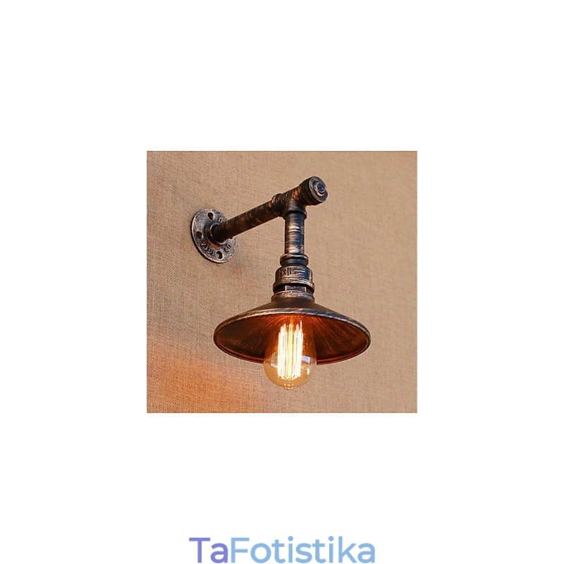 Rustic Lodge Country Antique ορειχάλκινο χαρακτηριστικό για απλίκες τοίχου με φως περιβάλλοντος φωτιστικό τοίχου