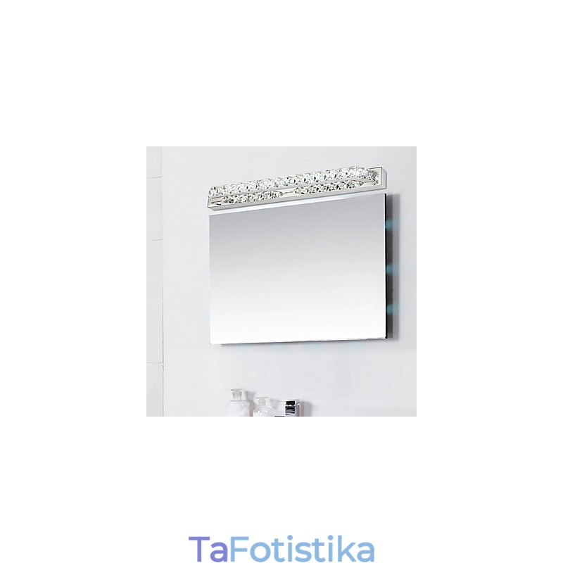 Μακρύ Φωτιστικό Καθρέφτη Υψηλής Ποιότητας Φωτιστικά Μπάνιου Μεταλλικό και Κρυστάλλινο Φωτιστικό τοίχου
