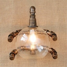 Rustic Lodge Country Antique ορειχάλκινο χαρακτηριστικό για απλίκες τοίχου με φως περιβάλλοντος φωτιστικό τοίχου