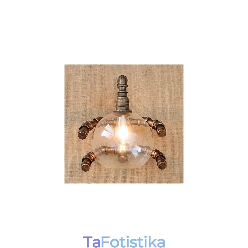 Rustic Lodge Country Antique ορειχάλκινο χαρακτηριστικό για απλίκες τοίχου με φως περιβάλλοντος φωτιστικό τοίχου
