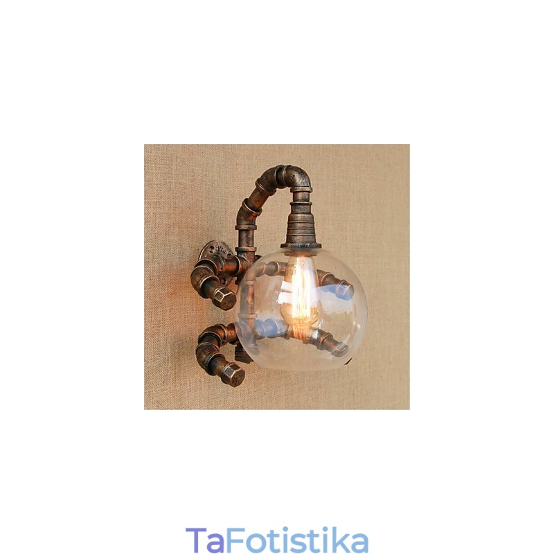 Rustic Lodge Country Antique ορειχάλκινο χαρακτηριστικό για απλίκες τοίχου με φως περιβάλλοντος φωτιστικό τοίχου