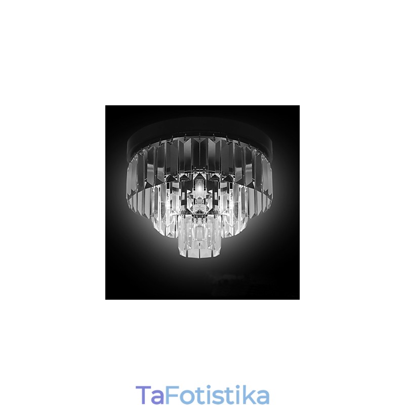 Μοντέρνο Σύγχρονο Crystal Metal Flush Mount