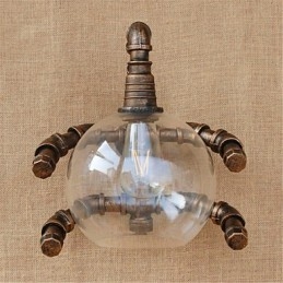 Rustic Lodge Country Antique ορειχάλκινο χαρακτηριστικό για απλίκες τοίχου με φως περιβάλλοντος φωτιστικό τοίχου