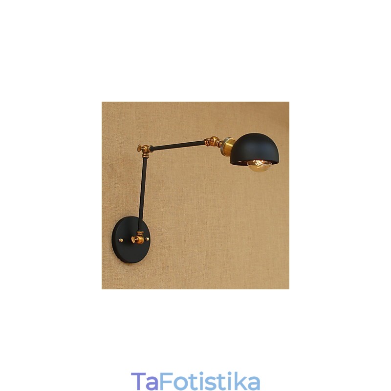 Nostalgic Creative Restaurant Bar Φωτιστικό τοίχου με μακρύ χέρι