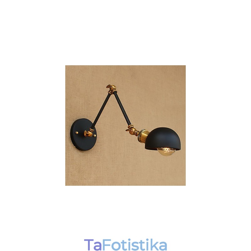 Nostalgic Creative Restaurant Bar Φωτιστικό τοίχου με μακρύ χέρι