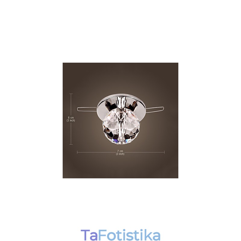 Μοντέρνα, μοντέρνα, μινι κρυστάλλινη μεταλλική βάση χρωμίου