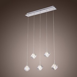 Μοντέρνο μοντέρνο κρεμαστό φως Island Crystal Chrome
