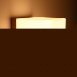 Ξύλινες Απλίκες Τοίχου Γυάλινη Απόχρωση 110V Ή 220V Country Novelty
