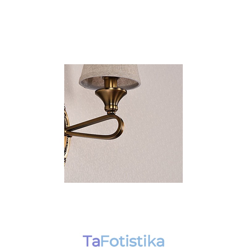 Παραδοσιακό κλασικό ηλεκτρολυμένο χαρακτηριστικό για προστασία ματιών Απλίκες τοίχου Φωτιστικό τοίχου κάτω από το φως