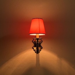 Παραδοσιακό κλασικό ηλεκτρολυμένο χαρακτηριστικό για προστασία ματιών Απλίκες τοίχου Φωτιστικό τοίχου κάτω από το φως