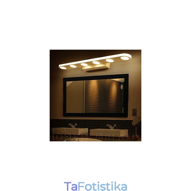 Ενσωματωμένο μοντέρνο μοντέρνο φωτιστικό τοίχου για φωτισμό μπάνιου
