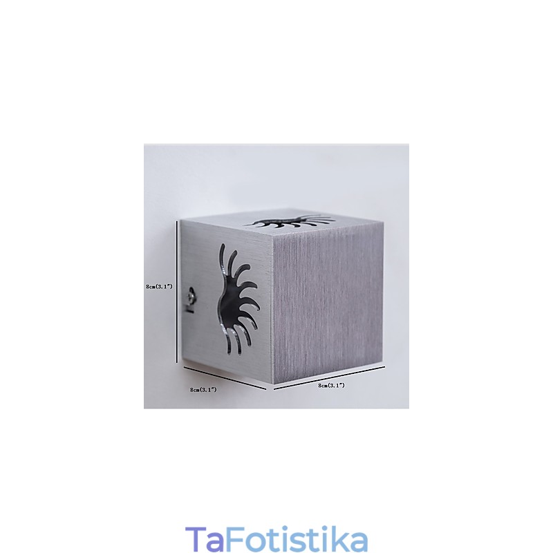 Μοντέρνο φωτιστικό τοίχου από αλουμίνιο, διακοσμητικό φωτιστικό τοίχου