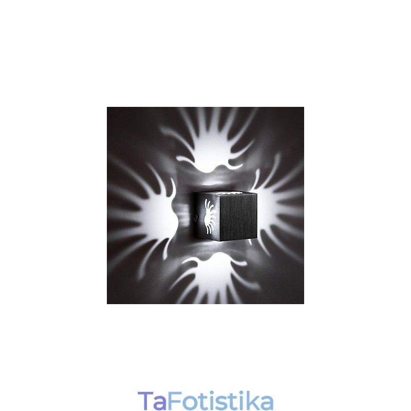 Μοντέρνο φωτιστικό τοίχου από αλουμίνιο, διακοσμητικό φωτιστικό τοίχου