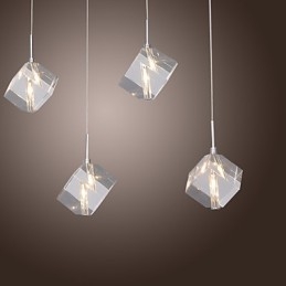 Μοντέρνο μοντέρνο κρεμαστό φως Island Crystal Chrome