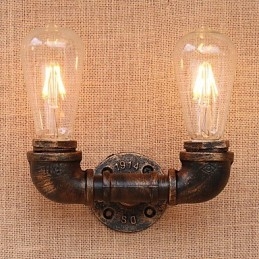 Country Retro Painting χαρακτηριστικό για Mini Style Ambient Light Απλίκες τοίχου Φωτιστικό τοίχου