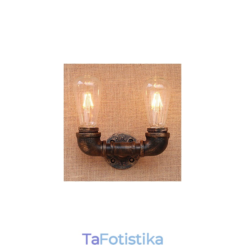 Country Retro Painting χαρακτηριστικό για Mini Style Ambient Light Απλίκες τοίχου Φωτιστικό τοίχου