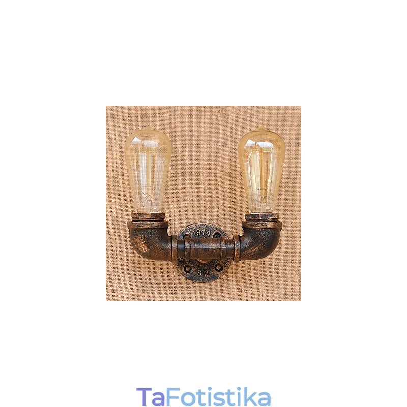 Country Retro Painting χαρακτηριστικό για Mini Style Ambient Light Απλίκες τοίχου Φωτιστικό τοίχου