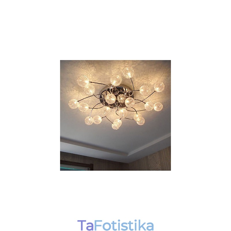 Απλά Κυκλικά Φωτιστικά Οροφής Σιδερένιο φωτιστικό