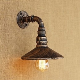 Χαρακτηριστικό ρετρό ζωγραφικής Rustic Lodge Country για απλίκες τοίχου με ελαφρύ περιβάλλον Mini Style
