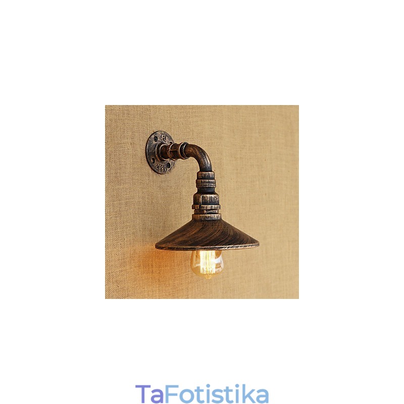 Χαρακτηριστικό ρετρό ζωγραφικής Rustic Lodge Country για απλίκες τοίχου με ελαφρύ περιβάλλον Mini Style