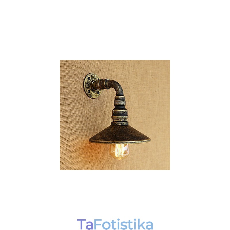 Χαρακτηριστικό ρετρό ζωγραφικής Rustic Lodge Country για απλίκες τοίχου με ελαφρύ περιβάλλον Mini Style