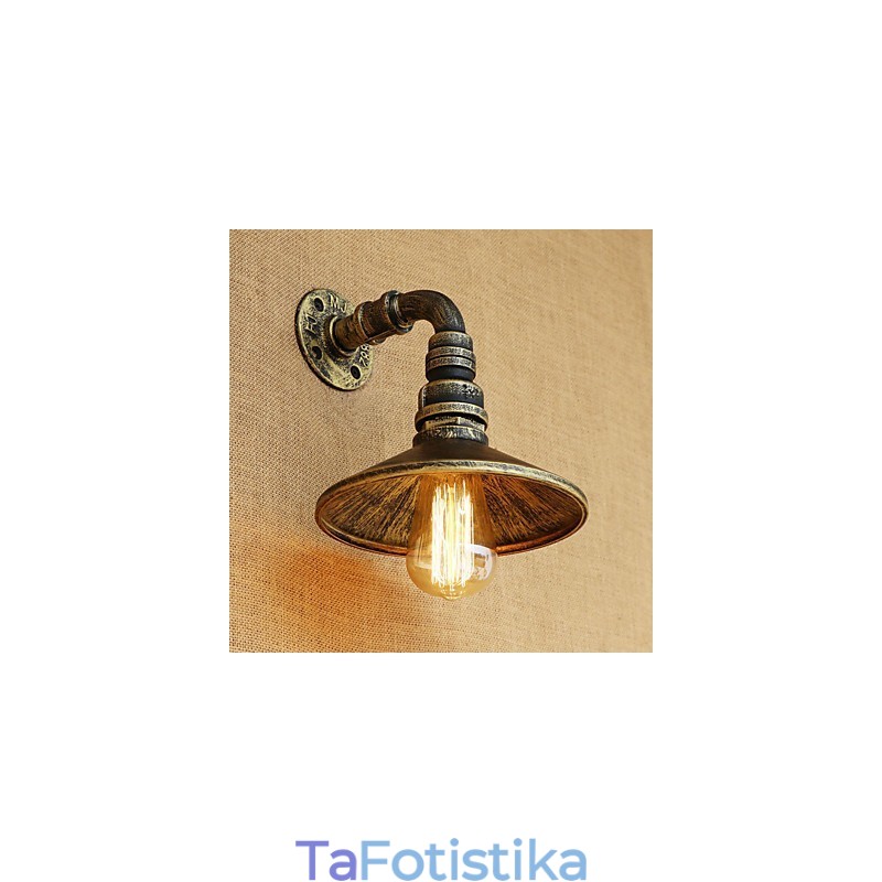 Χαρακτηριστικό ρετρό ζωγραφικής Rustic Lodge Country για απλίκες τοίχου με ελαφρύ περιβάλλον Mini Style